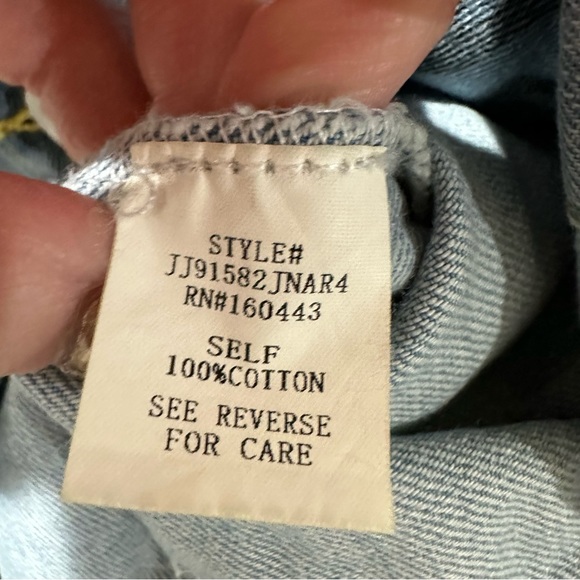 J. NNA Leopard Print Denim Shacket - Picture 11 of 13